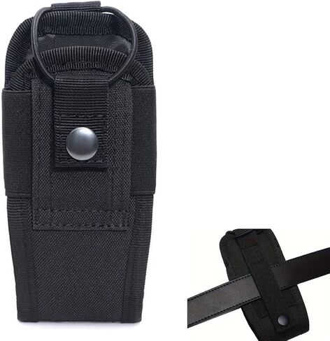 Walkie Talkie Holster with Belt Clip Tactical Molle Two-Way Radio Holder Belt Pouch Bag Tactical Vest Mount Case for Police Officer Security Personnel Hunting Camping Walkie Talkies 2-Way Radio in Kuwait