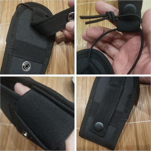 Walkie Talkie Holster with Belt Clip Tactical Molle Two-Way Radio Holder Belt Pouch Bag Tactical Vest Mount Case for Police Officer Security Personnel Hunting Camping Walkie Talkies 2-Way Radio in Kuwait