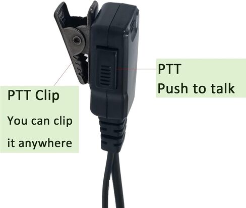 G Shape Earpiece with Mic PTT 1 Pin Walkie Talkie Earpiece Headset Compatible with Motorola SL300 SL3500e SL4000 SL7550 7580 7590 SL8550 TLK100 SL1K SL1M Two Way Radio 10Pack in Kuwait