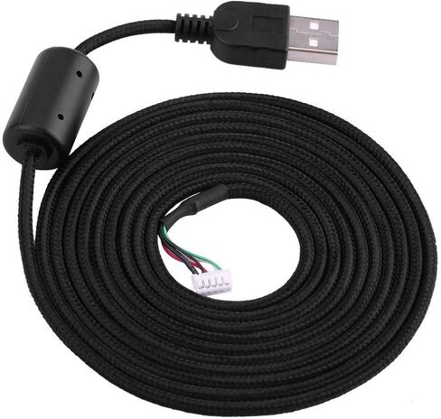 2meters USB Mouse Line Wire Cable, Replacement Repair Accessory, USB Mouse Cable Replacement for G500s Game Mouse in Kuwait