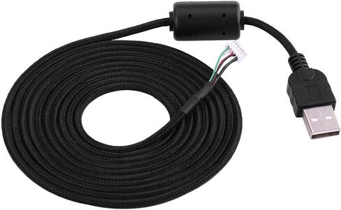 2meters USB Mouse Line Wire Cable, Replacement Repair Accessory, USB Mouse Cable Replacement for G500s Game Mouse in Kuwait