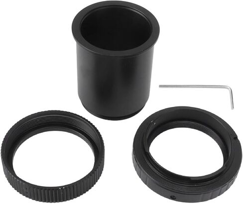 Telescope Camera Adapter M42 X 0.75mm to T2 Adapter Ring DSLR A Mount Easy Installation Photo Observation Aluminum Alloy in Kuwait