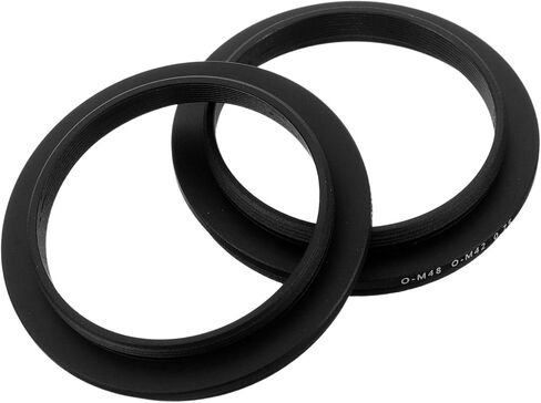 2pcs M48x0.75mm Male to M42x0.75mm Male Adapter Ring Aluminum in Kuwait