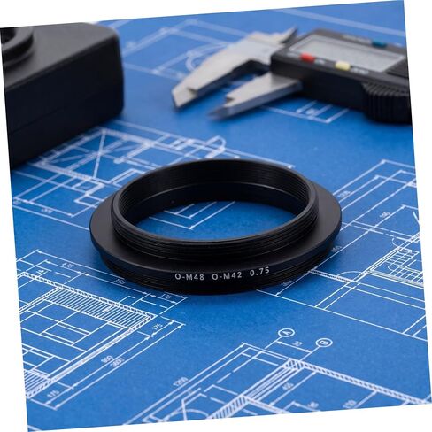 2pcs M48x0.75mm Male to M42x0.75mm Male Adapter Ring Aluminum in Kuwait