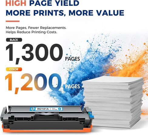 218A Toner Cartridges 4 Pack for HP 218 3201dw 3301fdw High Yield W2180A in Kuwait