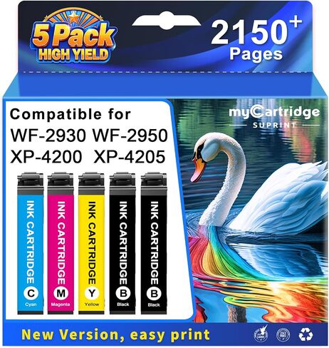 MC SUPRINT Remanufactured Ink Cartridge Replaced for Epson 232XL 5 Pack in Kuwait