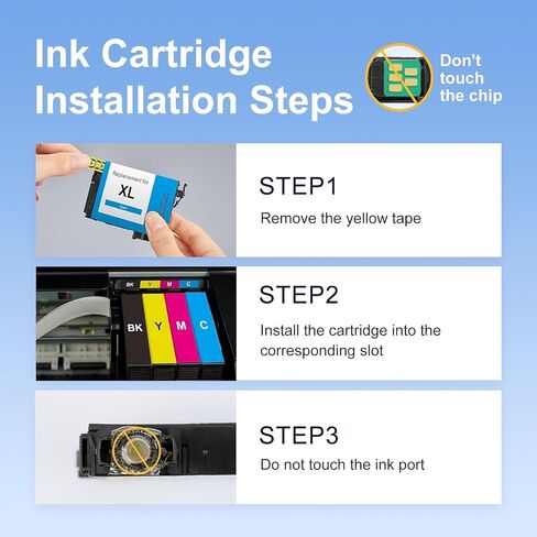 MC SUPRINT Remanufactured Ink Cartridge Replaced for Epson 232XL 5 Pack in Kuwait