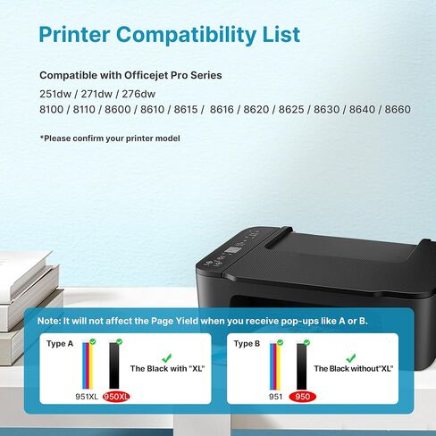 950XL 951XL High Yield for HP 950 951 Ink Cartridges Combo Pack C2P01FN in Kuwait