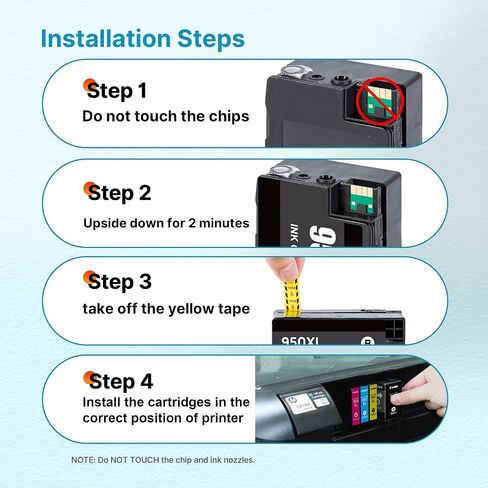 950XL 951XL High Yield for HP 950 951 Ink Cartridges Combo Pack C2P01FN in Kuwait