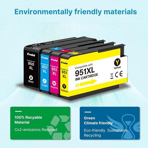 950XL 951XL High Yield for HP 950 951 Ink Cartridges Combo Pack C2P01FN in Kuwait
