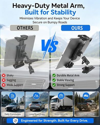 Metal Arm Car CD Tablet Holder, Sturdy CD Slot Car Tablet Mount in Kuwait