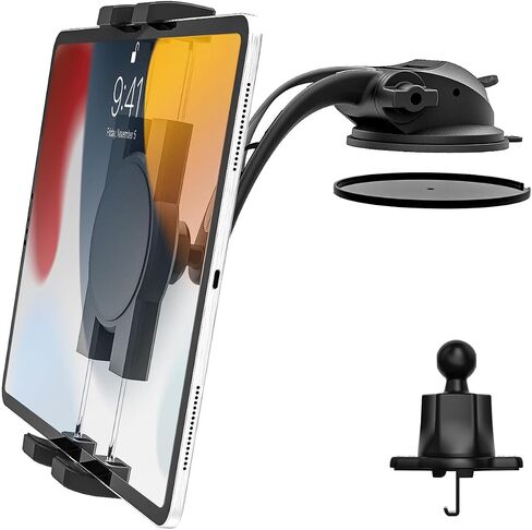 Car Tablet Mount Dashboard Vent, 3-in-1 Car iPad Holder Windshield Air Vent in Kuwait