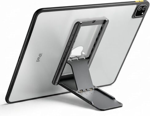 Adhesive Tablet Kickstand, Multi-Angle Stand for iPads & Readers - Black in Kuwait