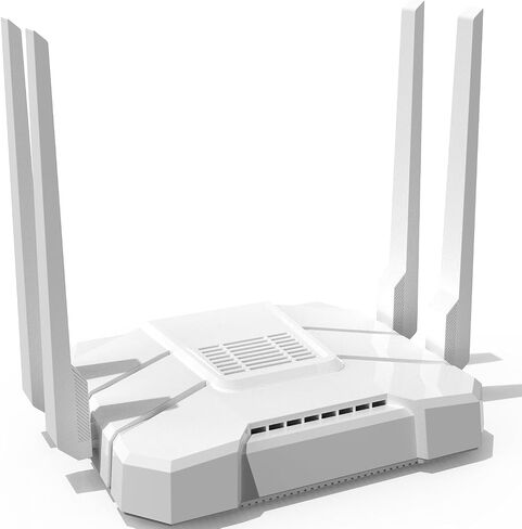 4G LTE Router AC1200 Dual Band Wireless Router with SIM Card Slot Unlocked, SD Slot, USB 3.0 (Work with T-Mobile AT&T Verizon) WE1326-BKC in Kuwait