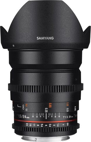 Samyang SYDS24M VDSLR II 24mm T1.5 Wide-Angle Cine Lens, Nikon FX in Kuwait