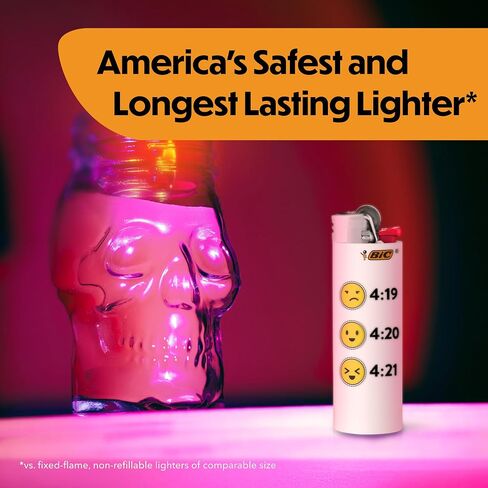 BIC Maxi Pocket Lighters, Safe and Reliable, Best Buds Series, 8-Count in Kuwait