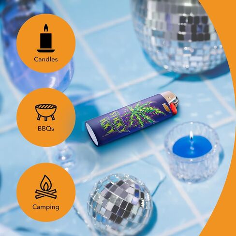 BIC Maxi Pocket Lighters, Safe and Reliable, Best Buds Series, 8-Count in Kuwait