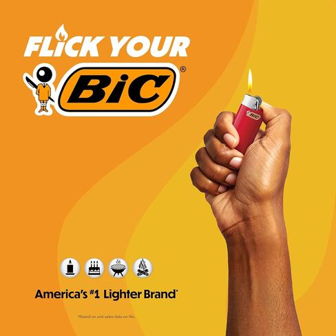 BIC Maxi Pocket Lighters, Safe and Reliable, Best Buds Series, 8-Count in Kuwait
