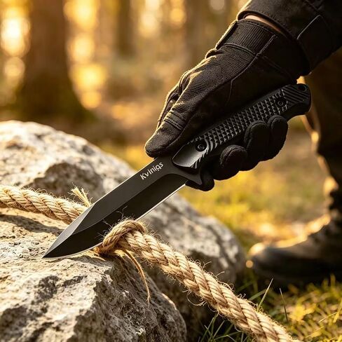Fixed Blade Knife, 4" Tactical Knife, Outdoor Hunting Knife, Survival Knife in Kuwait