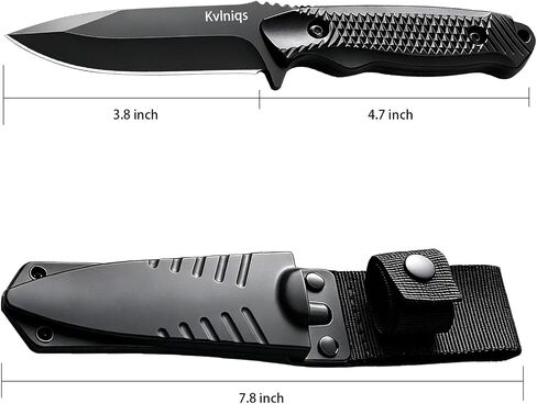 Fixed Blade Knife, 4" Tactical Knife, Outdoor Hunting Knife, Survival Knife in Kuwait
