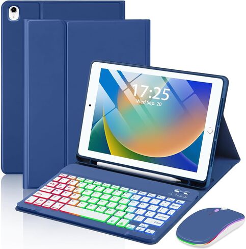 EAMPANG Case with Keyboard Mouse for iPad 9th 8th 7th Generation 10.2 inch in Kuwait
