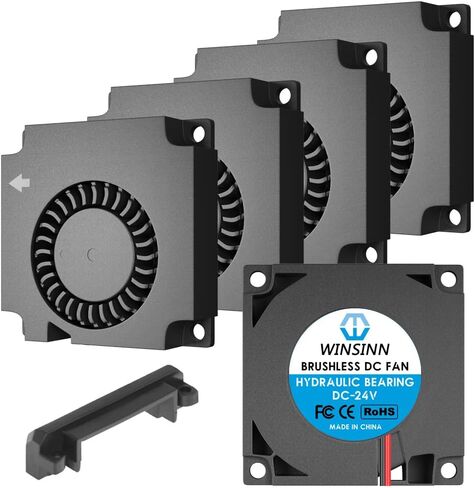 WINSINN 40mm Blower Fan 24V, Ender 3 Fan Upgrade 24 Volt Fans Blower 4010 Hydraulic Bearing, Works with Ender 3 Pro 3X CR-10S (Pack of 5Pcs) in Kuwait