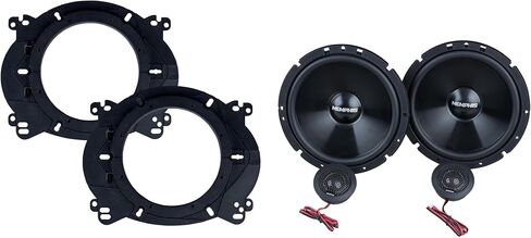 Memphis SRX60CV 6.5" Component Speakers - Pair with OEMBKT60 Vehicle Specific 6 1/2"" Speaker Adaptors in Kuwait