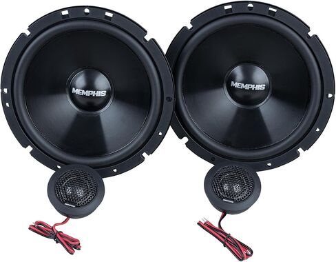 Memphis SRX60CV 6.5" Component Speakers - Pair with OEMBKT60 Vehicle Specific 6 1/2"" Speaker Adaptors in Kuwait