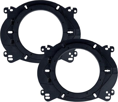 Memphis SRX60CV 6.5" Component Speakers - Pair with OEMBKT60 Vehicle Specific 6 1/2"" Speaker Adaptors in Kuwait