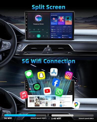 4Core 64GROM Car Radio for Honda CRV 2012-2016, Wireless CarPlay & Android Auto with 1280×800 HD Touchscreen GPS Navigation Bluetooth 5.0 5G WiFi 1080P Backup Camera SWC FM Radio in Kuwait