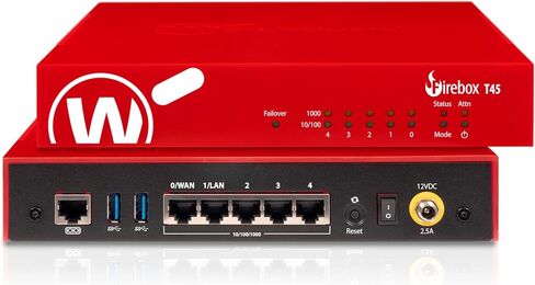 WatchGuard Firebox T45-PoE 3 YR Basic Security Network Security/Firewall Appliance (WGT47033-US) in Kuwait