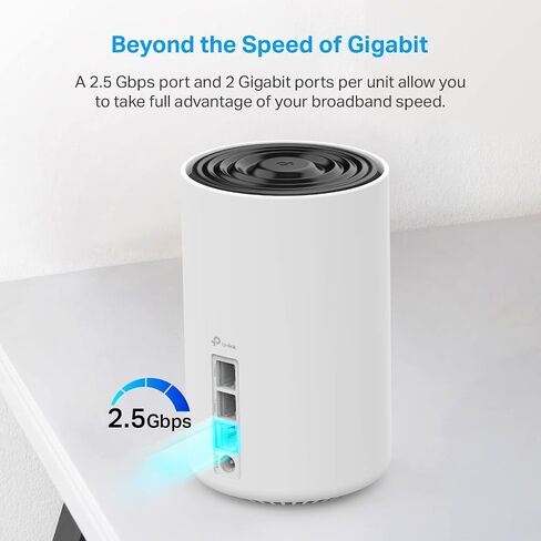 TP-Link Deco AXE5400 Tri-Band WiFi 6E Mesh Router(Deco XE75 Pro) - 2.5G WAN/LAN Port, Covers up to 2900 Sq.Ft, Replaces WiFi Router and Extender, AI-Driven (Renewed) in Kuwait
