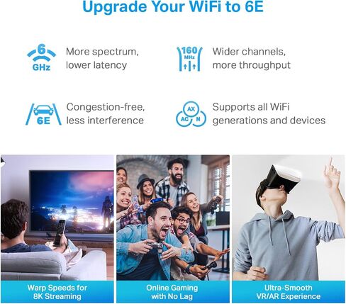 TP-Link Deco AXE5400 Tri-Band WiFi 6E Mesh Router(Deco XE75 Pro) - 2.5G WAN/LAN Port, Covers up to 2900 Sq.Ft, Replaces WiFi Router and Extender, AI-Driven (Renewed) in Kuwait