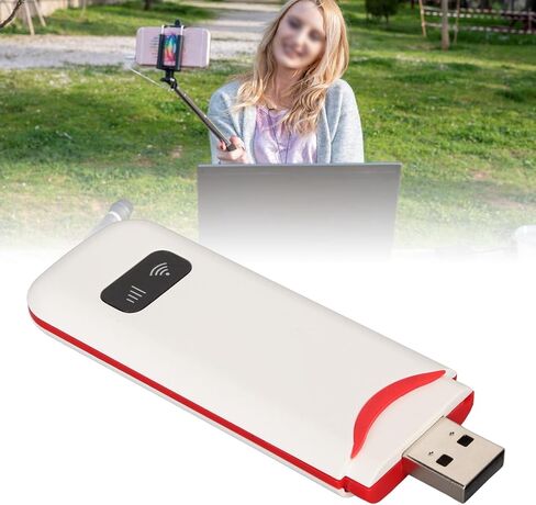 Dioche 300 Mbps Dongle 4G Mobile WiFi Router - Portable Hotspot Device with SIM Card Slot, 300Mbps Speed, Connects Up to 10 Devices - Ideal for Travel, Business, and Outdoor Use in Kuwait