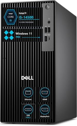 Dell Tower Desktop, Intel i5-14500 14-Core 20 Threads, 16GB DDR5 512GB SSD in Kuwait