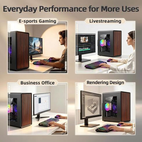 Gaming PC Desktop Computer, Core I5 up to 3.6GHz, Radeon R7 350 4G in Kuwait