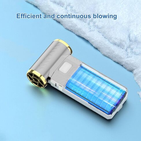 Greensen Electric Air Duster Rechargeable USB Blower 8000mAh Battery High Speed Quiet for Fur Clothes Drying with LED Light for Camping Travel (White) in Saudi Arabia