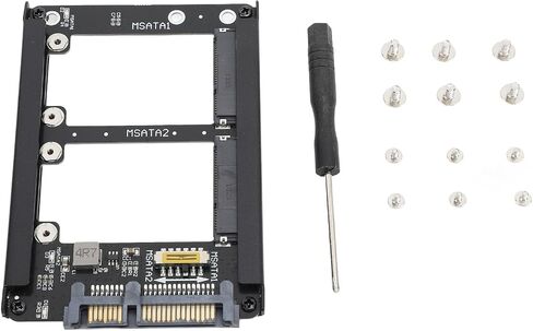 Keenso Dual MSATA SSD to 2.5 Inch Adapter 6Gbps in Kuwait