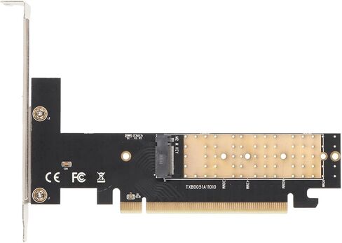 M.2 NVMe to PCIe 3.0 X16 Adapter, 32Gbps with M Key Bracket in Kuwait
