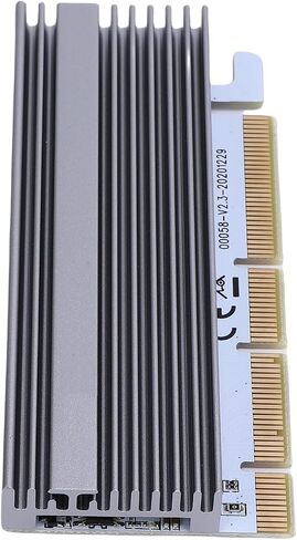 M.2 NVMe SSD to PCIe X16/X8/X4 Adapter Card with Aluminum in Kuwait