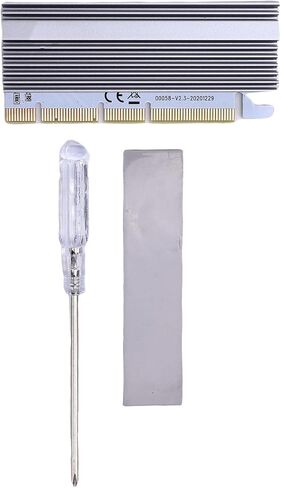 M.2 NVMe SSD to PCIe X16/X8/X4 Adapter Card with Aluminum in Kuwait