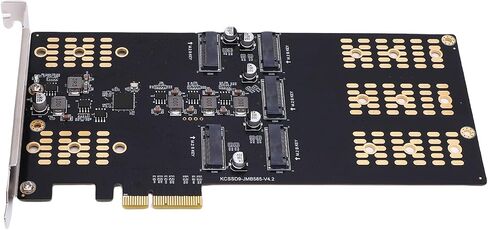 M.2 PCIe to M.2 Serial ATA SSD Adapter, 5 Slot Expansion Card in Kuwait