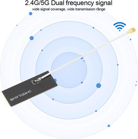 Cryfokt WiFi Antenna 2.4G 5G Dual Band Built in 9cm 5pcs in Kuwait