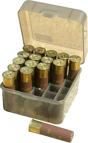 MTM S25-12M-41 25 Round Shotshell Box, USA Made, Clear Smoke in Kuwait
