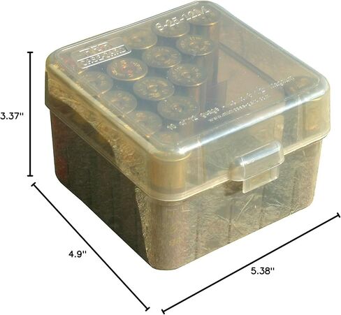 MTM S25-12M-41 25 Round Shotshell Box, USA Made, Clear Smoke in Kuwait