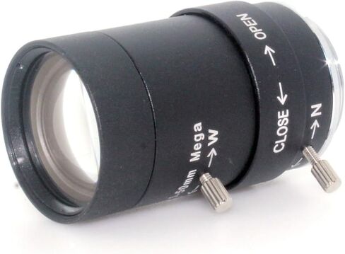 Microscope Camera, HD 5-50mm CS Lens 1/3" IR Mount Varifocal Manual Iris for Security Cameras Industrial Camera in Kuwait