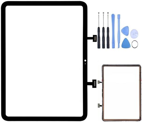 Touch Screen Digitizer Replacement for iPad 10th Generation 2022 10.9 Inch A2696 A2757 A2777 || iPad A16 (2025) 11 inch A3354 A3355, Front Glass Screen Repair Kit with Full Installation Tools in Kuwait