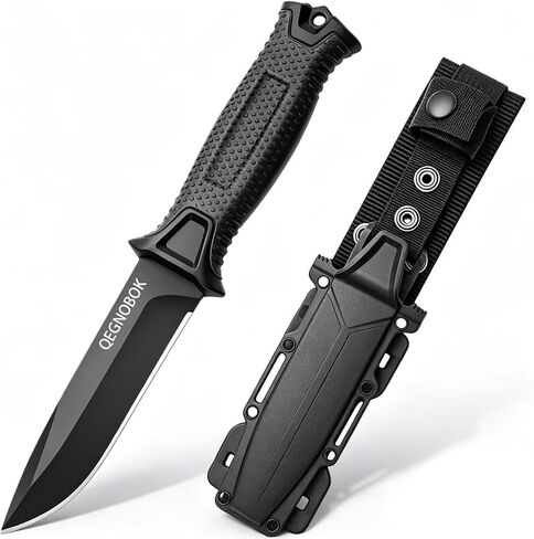 Fixed Blade Knife, 4.8" Tactical Knife Survival Knife Outdoor Hunting Knife in Kuwait