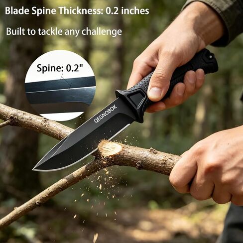Fixed Blade Knife, 4.8" Tactical Knife Survival Knife Outdoor Hunting Knife in Kuwait