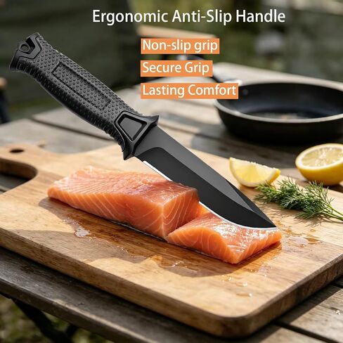 Fixed Blade Knife, 4.8" Tactical Knife Survival Knife Outdoor Hunting Knife in Kuwait